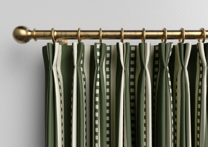 The British Stripe Co. Edgar, Chilterns No.1 - Made to Measure Curtains - Image 10